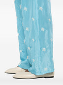 Pantaloni in seta ricamati Forte Forte