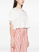 Forte Forte Embroidered Cotton T Shirt