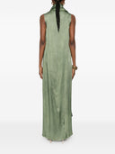 Cortana Lava Linen And Cotton Long Dress