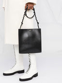 Jil Sander Medium Leather Tangle Shoulder Bag