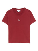 Baumwoll-T-Shirt mit Logo von Maison Kitsune