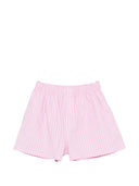 Balenciaga Striped Cotton Shorts