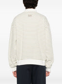 Dunst gestreiftes Baumwoll-Poloshirt