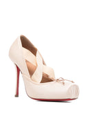 Christian Louboutin Cassiastic Crepe Satin Pumps