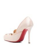 Christian Louboutin Cassiastic Crepe Satin Pumps