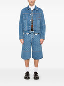 Marine Serre Moon Denim-Bermudashorts
