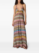Missoni Beachwear Pre Zig Zag Long Cover Up