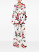 Dolce & Gabbana Flower Print Silk Shirt