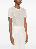 Ermanno Scervino besticktes T-Shirt