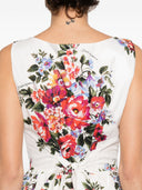 Dolce & Gabbana Flower Print Long Dress