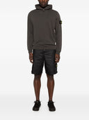 Stone Island Logo Cotton Hoodie
