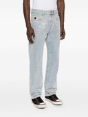 Icecream Crystal Running Dog Denim Jeans
