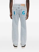 Icecream Crystal Running Dog Denim Jeans