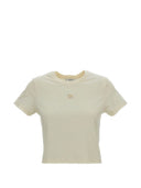 Baumwoll-T-Shirt mit Logo von Maison Kitsune