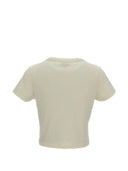 Baumwoll-T-Shirt mit Logo von Maison Kitsune