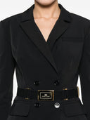Elisabetta Franchi Zweireihige Jacke mit Gürtel