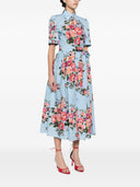 Dolce & Gabbana Flower Print Midi Dress