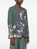 Sissiottostyle Printed Single Breasted Blazer Jacket