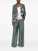 Sissiottostyle Printed Single Breasted Blazer Jacket