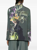 Sissiottostyle Printed Single Breasted Blazer Jacket