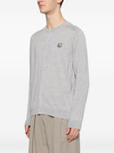 Maison Kitsune' Fox Head Woll-Cardigan
