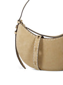 Tory Burch Romy Half Moon Leather Shoulder Bag