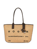 Hogan Small Rafia Tote