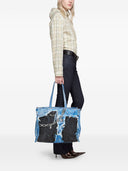Acne Studios Denim Print Tote
