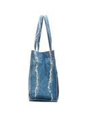 Acne Studios Denim Print Tote