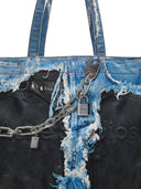 Acne Studios Denim Print Tote