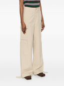Parosh Nylon And Cotton Trousers