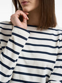 Semicouture Carmelita Striped Cotton Sweater