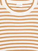 Geschlossener gestreifter Kaschmirpullover