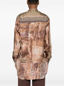 Pierre Louis Mascia Printed Silk Shirt