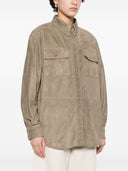 Brunello Cucinelli Lederhemd