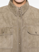 Brunello Cucinelli Lederhemd