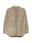 Brunello Cucinelli Lederhemd