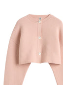 Kurzer Cardigan aus Totem-Hauptwolle