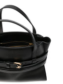 Moschino Tie Me Small Leather Handbag