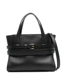 Moschino Tie Me Small Leather Handbag