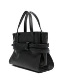 Moschino Tie Me Small Leather Handbag