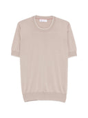 Brunello Cucinelli Gestricktes Baumwoll-T-Shirt