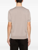 Brunello Cucinelli Gestricktes Baumwoll-T-Shirt
