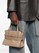 Kleine Lederhandtasche „Tie Me“ von Moschino