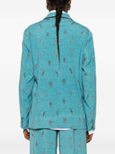 Pierre Louis Mascia Printed Silk Jacket