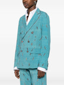 Pierre Louis Mascia Printed Silk Jacket