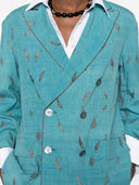 Pierre Louis Mascia Printed Silk Jacket