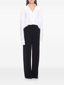 Norma Kamali Oversized Shirt Bodysuit