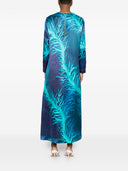 F.R.S . Printed Silk Dress