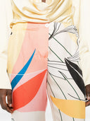 F.R.S . Printed Silk Trousers